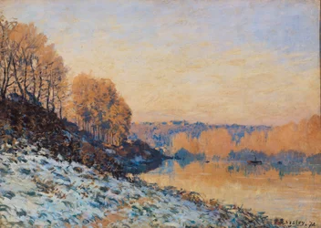 Port-Marly, Weißer Frost, 1872